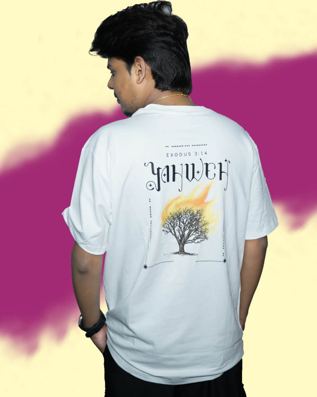 Yeshua Christian T-Shirt for Men and Women – Oversized Faithwear – Artist Gully