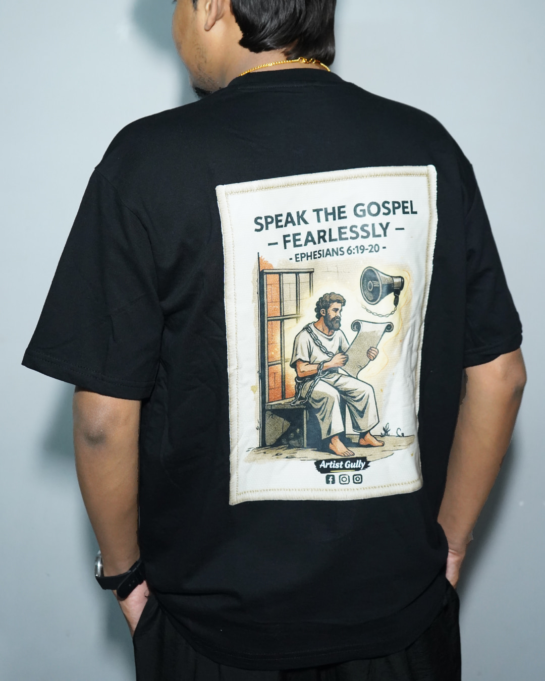 Jesus Christian T-Shirt for Men and Women – Oversized Faithwear – Artist Gully