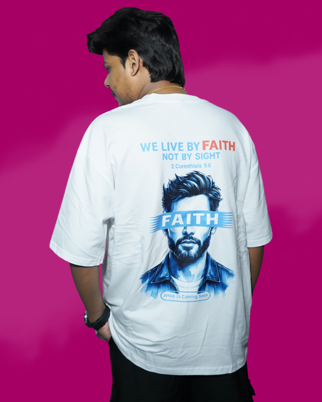 Jesus is Coming Soon Christian T-Shirt for Men and Women – Faithwear by Artist Gully