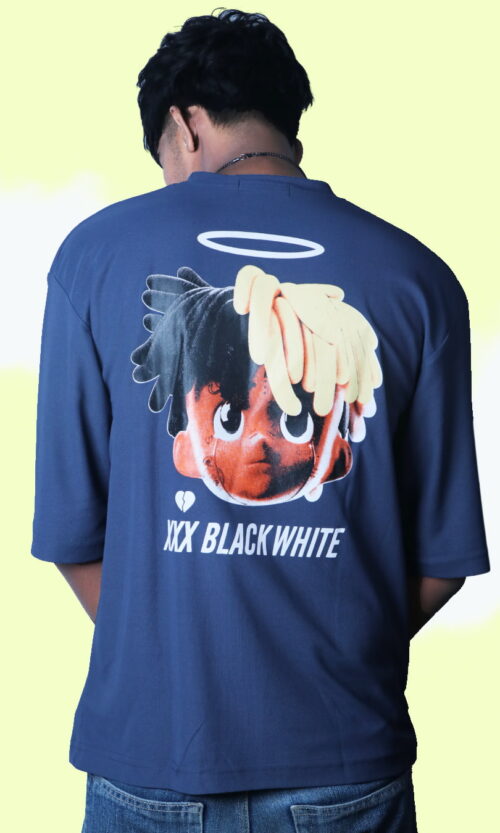 Dark Blue T-Shirt for Men – Summer Drop 2025 by Artist Gully Store
