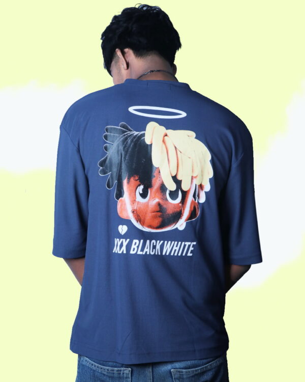Dark Blue T-Shirt for Men – Summer Drop 2025 by Artist Gully Store