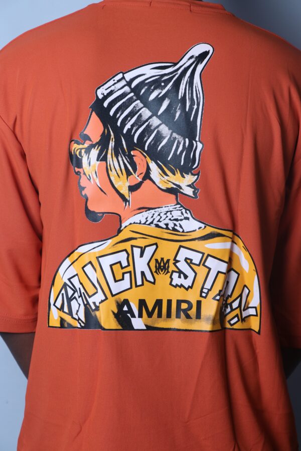 Amiri T-Shirt – Salmon Oversized Unisex Tee for 2025 | Artist Gully - Image 7