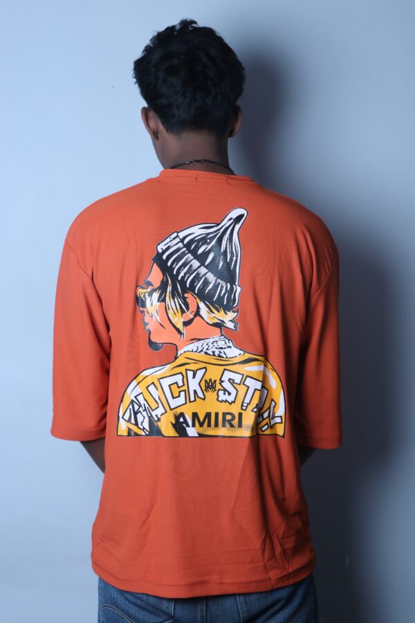 Amiri T-Shirt – Salmon Oversized Unisex Tee for 2025 | Artist Gully - Image 8
