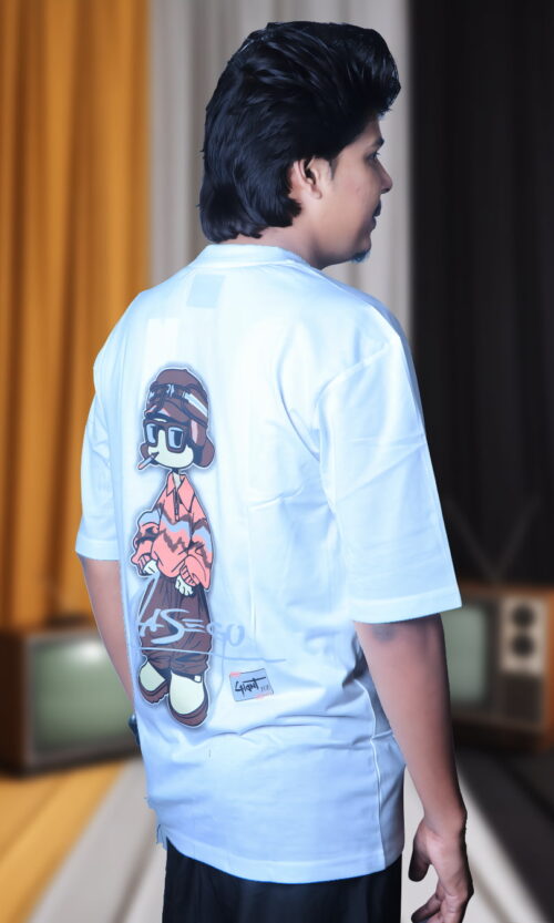 EMPATHY Oversized Graphic T-Shirt - Brown - Artist Gully