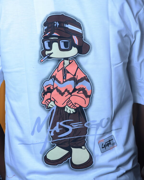 Premium White Cotton T-Shirt for Men – Oversized Fit M/L/XL | Artist Gully - Image 4