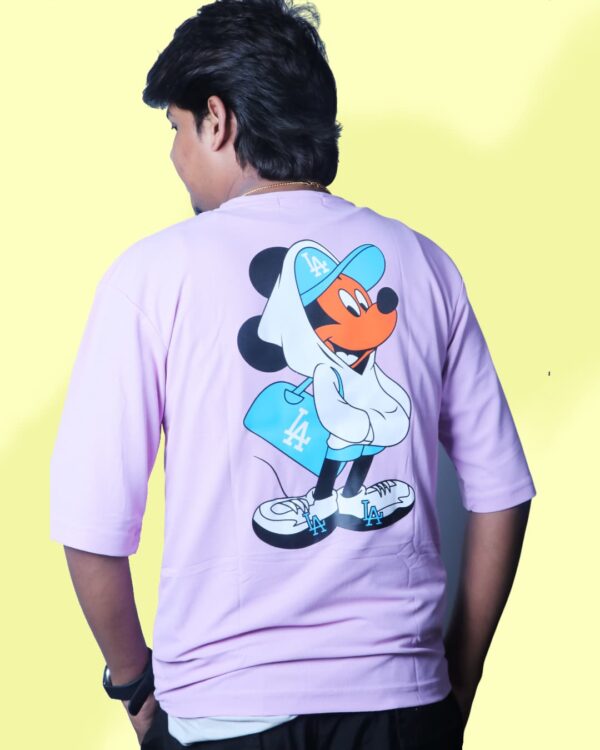 Graphic T-Shirt Lavender Blue – Oversized Summer Drop 2025 | Artist Gully