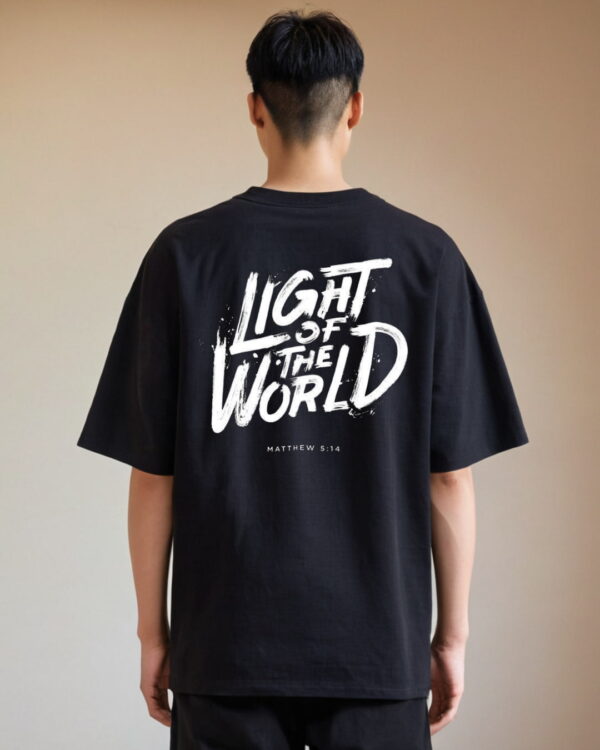 Light of the Lord Christian Oversized T-Shirt - 210 GSM Unisex Tee for Boys and Girls