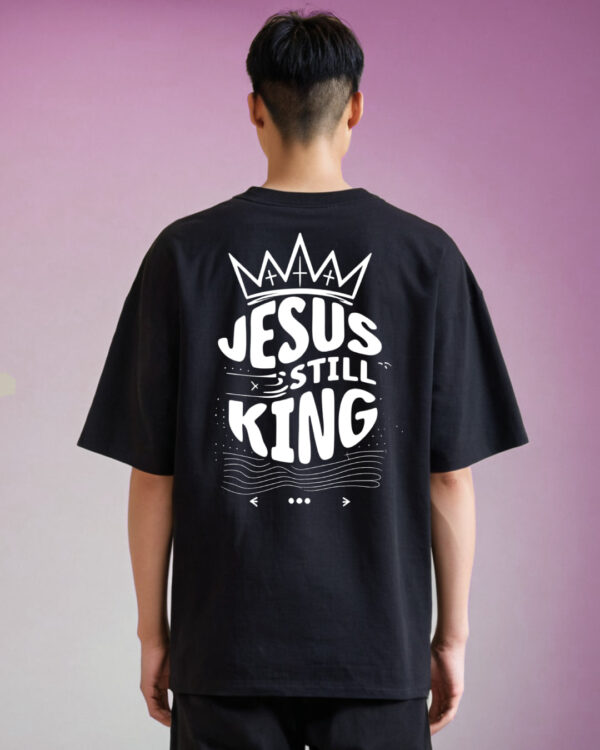 ✝️ Jesus Still King T-Shirt – Rule Your Life with Faith In a world full of opinions, truth never changes — Jesus is still King. And with this powerful Jesus Still King T-Shirt, you don’t just wear a message — you wear your conviction. Crafted from luxurious 210 GSM French Terry cotton, this Christian t-shirt is your daily reminder and public declaration that the King of Kings still reigns.